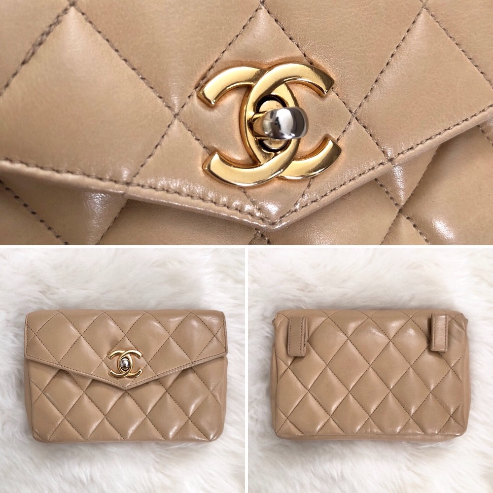❌SOLD❌ 🖤CHANEL Vintage Fanny Pack Bumbag Belt Bag - Picture 4 of 8